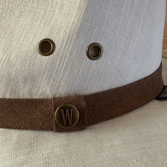 Wallaroo Hat Co Fedora Style Hat Jamison Cream Color Size Medium Large - Picture 5 of 14
